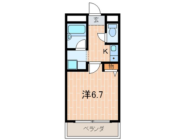 フォルテ汐町の物件間取画像